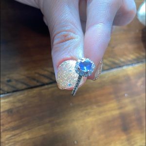 Tanzanite engagement ring